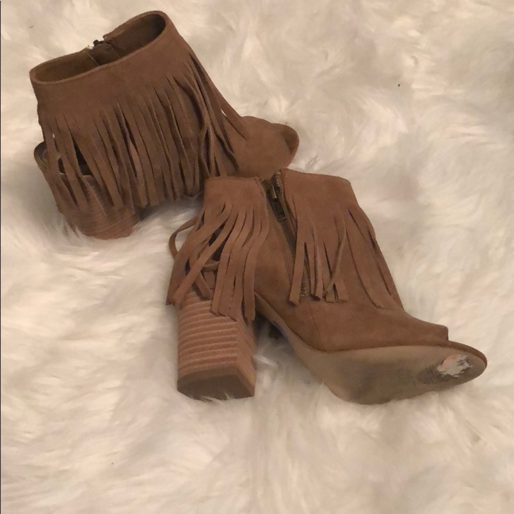 Tasseled Brown booties